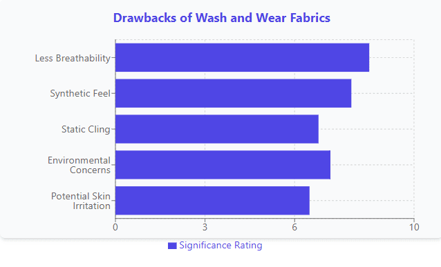 What Are the Drawbacks of Wash and Wear Fabrics?